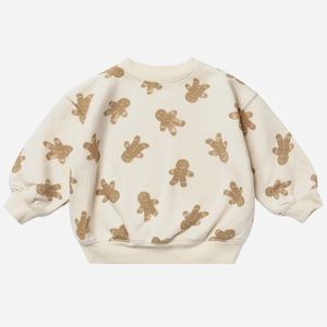 Rylee Cru Relaxed Sweatshirt in Gingerbread, 6-12mo